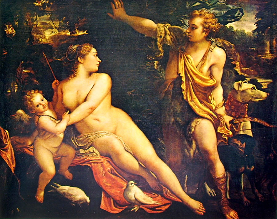 Al momento stai visualizzando Venere e Adone (Prado) di Annibale Carracci